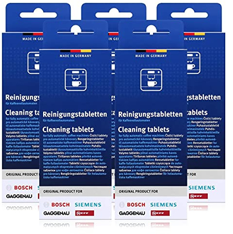 5x Bosch TCZ6001 rengöringstabletter för kaffemaskiner TCA 5, TCA 6.