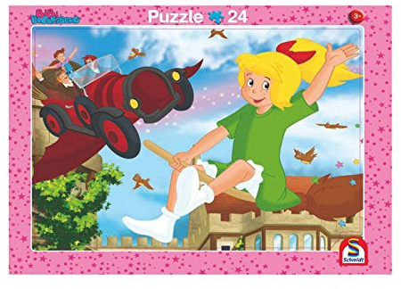 2er-Set Rahmenpuzzle Bibi Blocksberg 24+40 Teile