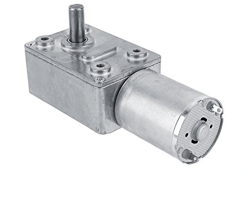 Motoriduttore, Akozon Motoriduttore DC 12V High Motoriduttore Riduttore Elettrico CC 12V CW/CCW Motori Elettrici Motore a Vite Senza Fine Reversibile con Coppia Elevata(6RPM)