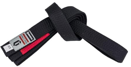 Gameness Adult Jiu Jitsu Belt | BJJ Belt for Beginners and Experts Black A3