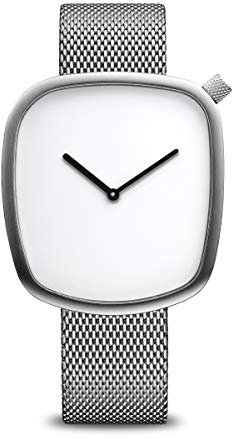 BERING Unisex Uhr Quarz Movement - Pebble Collection mit Edelstahl und Saphirglas 18040-004 - 3 ATM