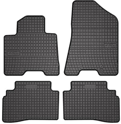 OMAC Gummi Fußmatten kompatibel mit Kia Sportage Lift 2018-2021 Automatten Gummi Schwarz 4X