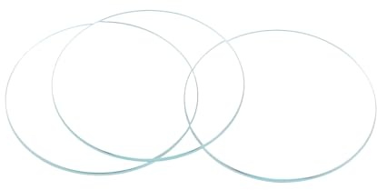 sourcing map 8Pack Uhrglas Kristalllinse Einkuppel 1.4mm Randstärke Klar | 38.5mm, für Reparatur
