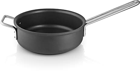 Eva-Trio | Sauteuse Ø24cm Professionel |Langlebige und einzigartige | Black