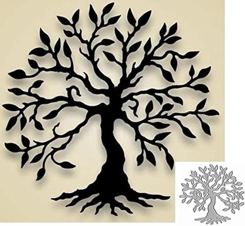 Blätter Baum Metall Stanzformen, Blätter Baum Stanzformen Schablonen Karte Papier Handwerk DIY Vorlage Metall Stanzformen Album Prägepapier Stanzformen für Kartenherstellung Scrapbooking