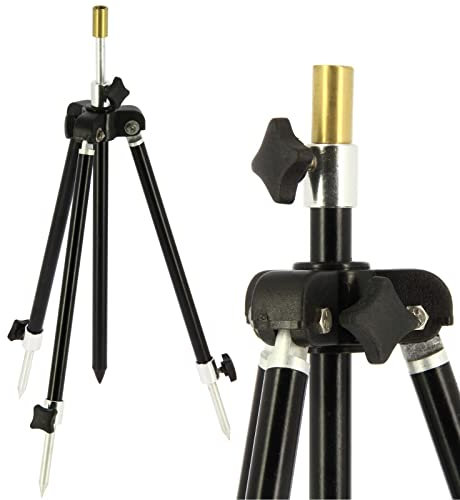 Fishing Tripod For Rod Rests Adjustable Legs & Banksticks Carp Coarse 26-44cm