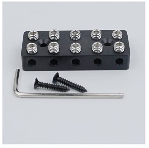 Gitarren Ersatzteile 4/5 String Headless Bass Bridge String Lock Für Guitar Bridge (Color : 5String Lock)
