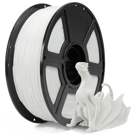 FLASHFORGE ASA 1,75mm 3D-Drucker-Filament, UV-bestndig, 0,02mm genau, fr Funktionsteile im Freien (Wei)