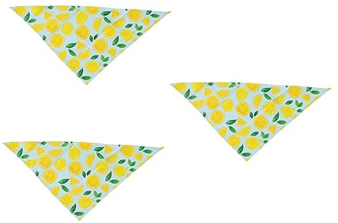 Supvox 3 Stück Haustier Dreieckshandtuch Trendiger Schal Katzen Lätzchen Hundeschals Welpen Anzieh Frühlings Bandanas Für Katzen Kleine Welpen Modischer Schal