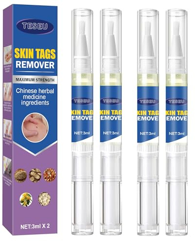 Wart Remover, Wart Removal, Verruca Remover, Fast Effective Skin Tag Removal for Common Warts, Plantar Warts, Corn and Calluse, Suitable for All Skin Types - Four Packs