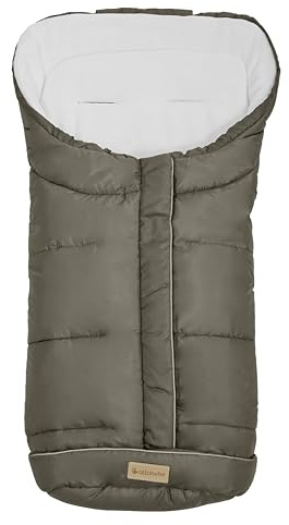 Altabebe (AL2203-21) Universal Fußsack, Buggys, Kinderwagen & Jogger, Fleece Innenfutter, Anti-Rutsch, 3 Reißverschlüsse, Kapuze, Winddicht, wasserabweisend. Farbe: granite-whitewash