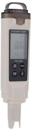 Ausla Misuratore PH Digitale per Piscina, Misuratore della qualità dell'Acqua 3 in 1 con Display LCD per Casa, Laboratorio e Acquacoltura