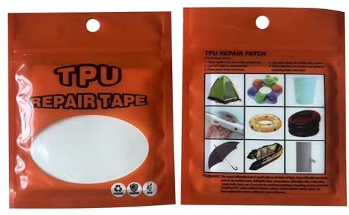 Bounce House Patch-reparationssats, patchkit för luftmadrasser – 10 delar självhäftande uppblåsbart lapp-set, värmebeständigt lappset för hoppborg, bärbart lappset för tält