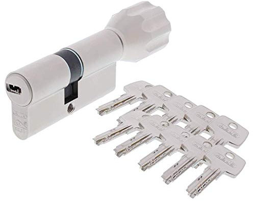 ABUS EC550 Profil-Knaufzylinder Länge Z45/K40mm mit 10 Schlüssel