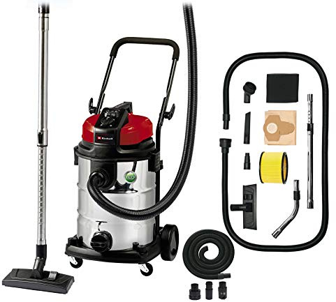 Einhell TE-VC 2230 SA Aspiratutto Solidi/Liquidi + Einhell 2362000 Prolunga per Aspiratutto, Ø 36 mm, 3 M, Nero