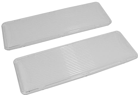 SPARES2GO Lamp Diffuser Cover Plates Compatible with Siemens Cooker Hood/Extractor Vent Fan (Pack of 2)