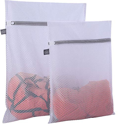 Kimmama Washing Machine Wash Bags,Honeycomb Mesh Laundry Bag,Small Lingerie Bags for Washing Delicates,Bra,Underwear,Socks,Tie,Scarf,Gloves,Mask,Pack of 2