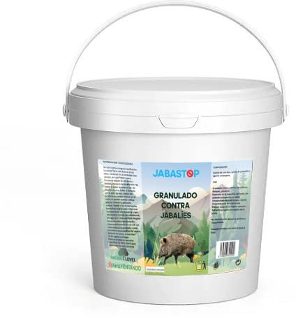 Wildschweinschreck 2 kg | Wildschweinabwehr-Granulat | Lockige Wildschweinkroketten | verursachen Verdauungsstörungen und kehren nicht zurück | Ideal für Anbau, Mais, Orangenbäume und Rasen