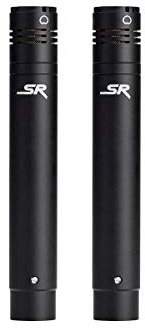 Monoprice Stage Right Series Small Pencil Condenser Microphones (625907), Black