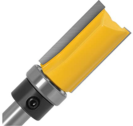 Surface Milling Cutter 1-3 Pieces of 8 Mm Knife Handle Flush Trim Router Knife Head Pattern Head Bottom Bearing 5/8 Inch Blade Template Wood Milling Cutter Carpenter