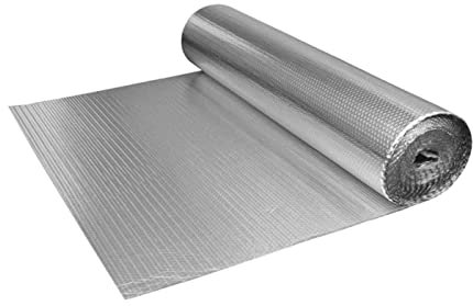 CCLONGTT Radiator Reflective Foil Radiator Wrap for Home Heat Reflective Insulation Radiator Insulation Foil Reflector Saves Energy & Money Reduces Heat Loss (Size : 1x2m)