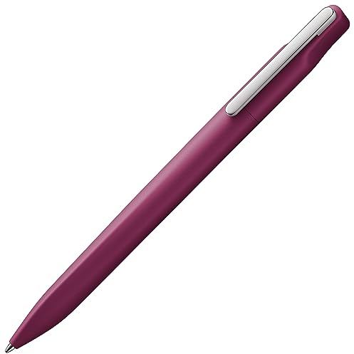 Lamy xevo 262 Stylo à bille rotatif en plastique avec surface bordeaux mate - Clip en métal à ressort étranger - Avec recharge de grande capacité - Largeur de trait M