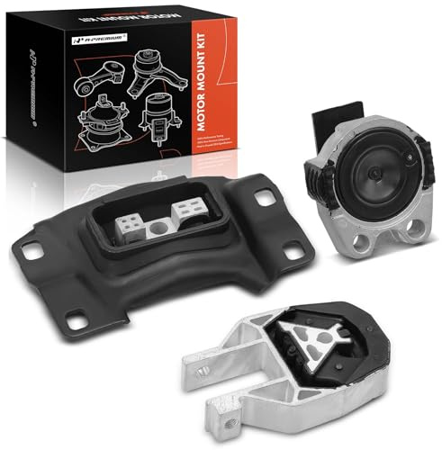 A-Premium 3PCS Engine Motor Mount and Transmission Mount Set Compatible with Ford Focus 2012 2013 2014 2015 2016 2.0L, Replace # 5S4Z6038CA, AV6Z6068A