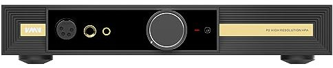 SMSL VMV P2,Kopfhörerverstärker,Desktop Kopfhörerverstärker,Vorverstärkerausgang,Voll Symmetrisch,Hohe Ausgangsleistung,SNR +133dB,THD+N -123dB,Rauscharmer Operationsverstärker(Schwarz)