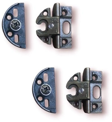 BricoShopping Coppia di CERNIERA per anta dei mobili antichi legno e armadi IN STILE CLASSICO soggiorno o camera da letto arte povera pesanti a battuta cerniere anticate antichizzate (BS0282, Bronzo)