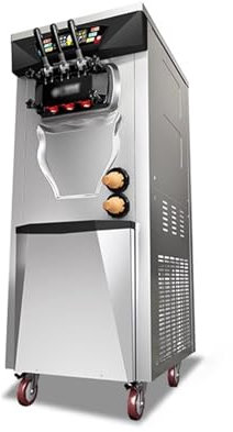 WAOCEO Ice Cream Machine Commercial Ice Cream Machine Fully Automatic Ice Cream Machine Milk Tea Shop Ice Cream Machine Stall Sweet Cone Machine Ice Cream Maker
