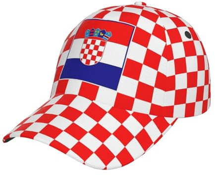 shgwehh Baseballkappe mit Kroatien-Flagge, verstellbar, Trucker-Mütze, Outdoor-Sonnenkappe für Männer und Frauen