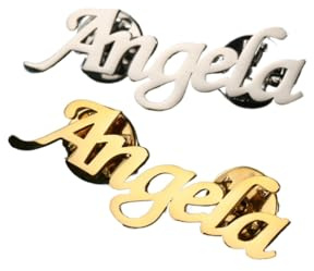 Personalisierte Anstecknadeln Mit Ihrem Namen Und Text - Personalisierte Buchstabenknöpfe Anstecknadel Anstecker, Personalisierter Anstecker Für Männer Frauen Hochzeitsrede Meetings Party Geschenk