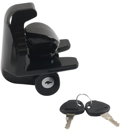 Serratura per gancio di traino, di bloccaggio regolabile, serrature con chiavi, serrature per per rimorchi da viaggio, per protezione rimorchio