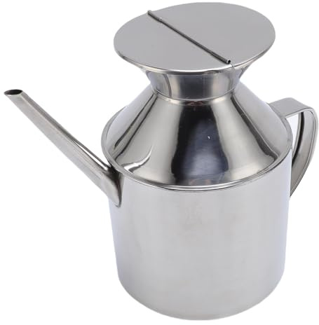 Decanter per olio d'oliva, decanter per condimenti con beccuccio Contenitore per olio alimentare e versatore Struttura in acciaio inossidabile Adatto per la conservazione di aceto (800 ml)