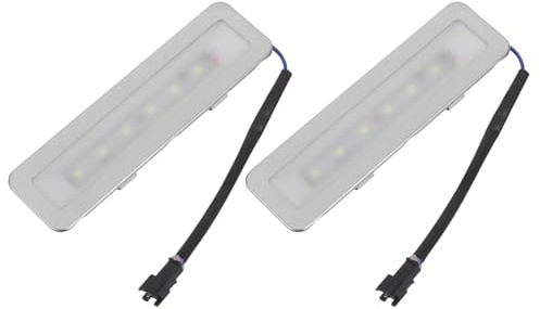 Baluue 2Pcs 12V LED Range Hood Light Bulbs 1.5W Recessed Cooker Exhaust Hood Lamp Replacement for Kitchen and Under Cabinet Lighting