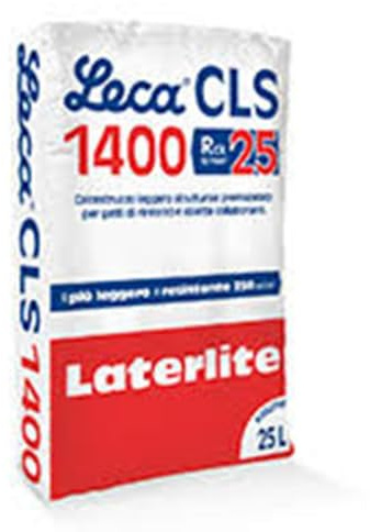 LECA 1400 CLS- 10 sacchi 25 kg - Calcestruzzo strutturale leggero