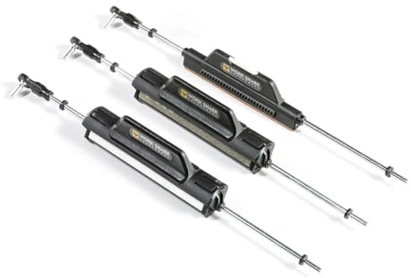WORK SHARP™® Precision Adjust Upgrade Kit - Schleif-Steine für manuellen Profi Messerschärfer mit Winkel-Führung 1x Körnung 220, 320, 400, 1x Körnung 600, 800 & Keramik, 1x Leder & Keramikstab
