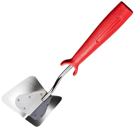 Cazzuola Angolare Cazzuola in Acciaio Liscia con Manico Antiscivolo | Strumenti per finitura cartongesso Per Installazione, Riparazione E Fissaggio Di Pannelli, Soffitti E Pittura