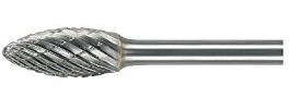 LUKAS A10091230608 HM-Frässtift H Flamme 12x30mm Z7