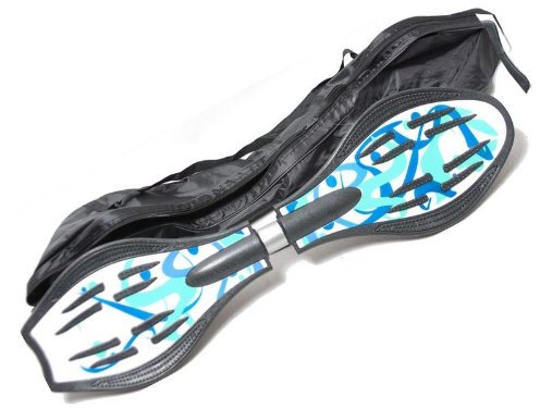 Waveboard MAXOfit Pro Close Mini Mauritius | Bis 129 kg | Mit Leuchtrollen, Tasche und Zubehör