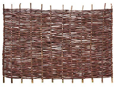 Weidenprofi Sichtschutz, Weidenzaun Modell Natur, Flechtzaun aus Weide, Größe (BxH): 180 x 120 cm