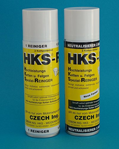 HKS extrem Hochleistungs-Ketten Reiniger mit Neutralisierer je 300ml