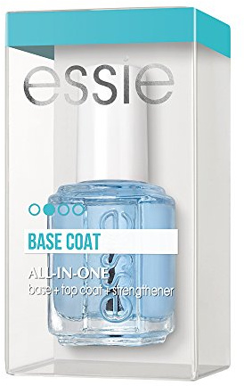 Essie All in One Base, Top Coat e Fortificante per un Trattamento Completo e un Finish Ottimale