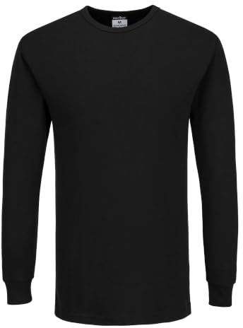 Portwest B123 Isolerad Termo T-Shirt Långärmad Svart, X-Stor