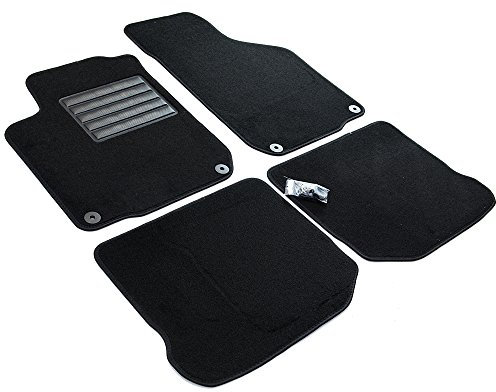 MDM SP-3669 Fußmatten Velours Autoteppich passend für Volkswagen Golf IV (1J) 1998>2003 - New Beetle 1998>2011 - Bora 1998>2011 / Seat Leon I 99>05