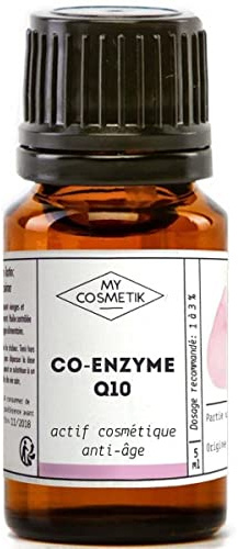 MY COSMETIK - Coenzyme Q10 - Ubiquinol - Actif cosmétique anti-âge et antioxydant - Qualité cosmétique - 5 ml