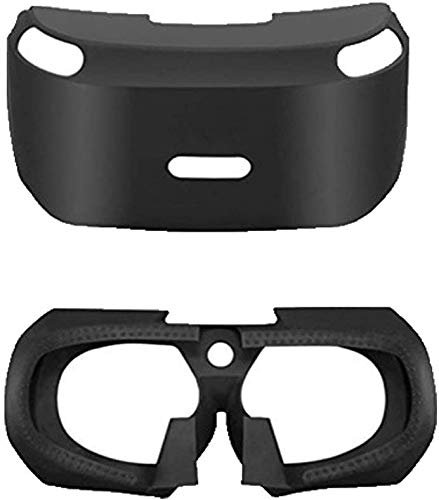 Replacement Soft Silicone Rubber VR Headset Anti-Slip Cover Protective Case 3D Eye Shield for PS4 VR PSVR Virtual Reality Glasses Controller