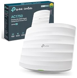 TP-Link EAP265 HD Access Point, AC1750 Wireless Access Points, Dual-Band WiFi MU-MIMO Gigabit Ceiling Mount, Omada Mesh, Easily Mount to Wall or Ceiling, Free EAP Controller Software