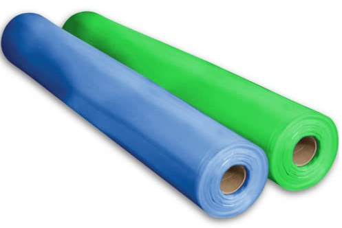 Farm Plastic Supply - Concrete Vapor Barrier - 15 mil - (14' x 70') - Heavy Duty Blue Plastic Tarp, Polyolefin Sheeting, Concrete Vapor Barrier, Roll of Heavy Duty Plastic
