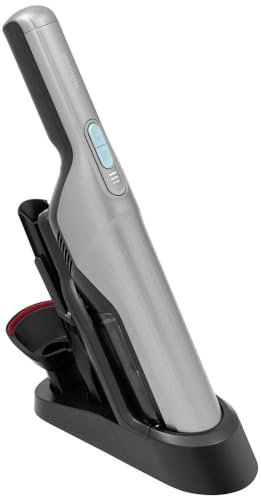 TechniSat TECHNIMAX AS MINI – Akku Handstaubsauger (bis zu 12000 Pa Saugleistung, ca 30 min Laufzeit, 200 ml Staubbehälter, 2in1 Düse, Bürstenaufsatz, Tischladestation, Akku 10,8 V, 560 g)